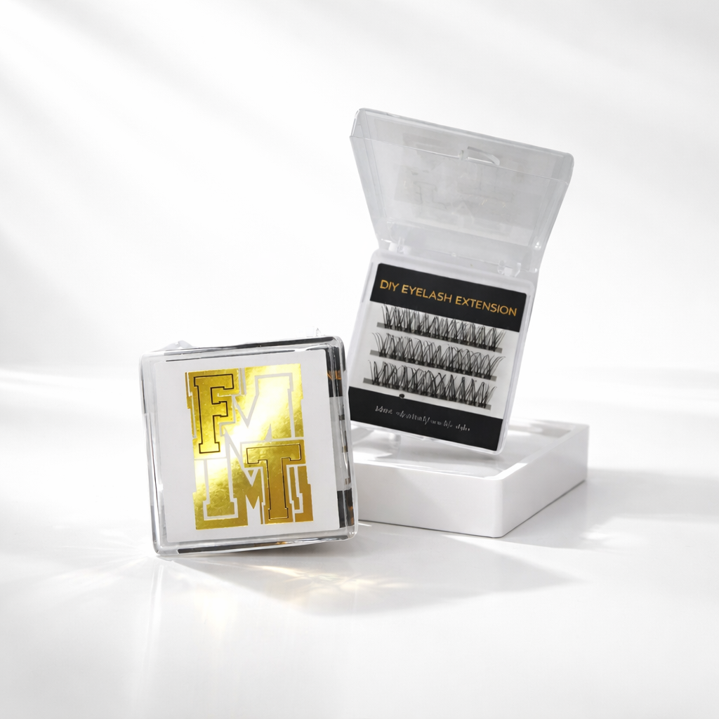 Premium Wimpernband Gold – Produktansicht