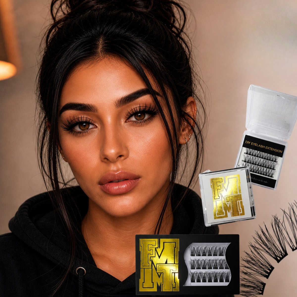 Premium Wimpernband Bronze – dritte Produktansicht
