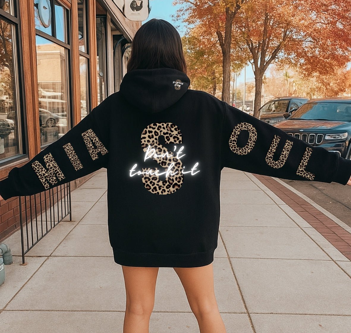 Don‘t touch it Hoodie – Produktansicht