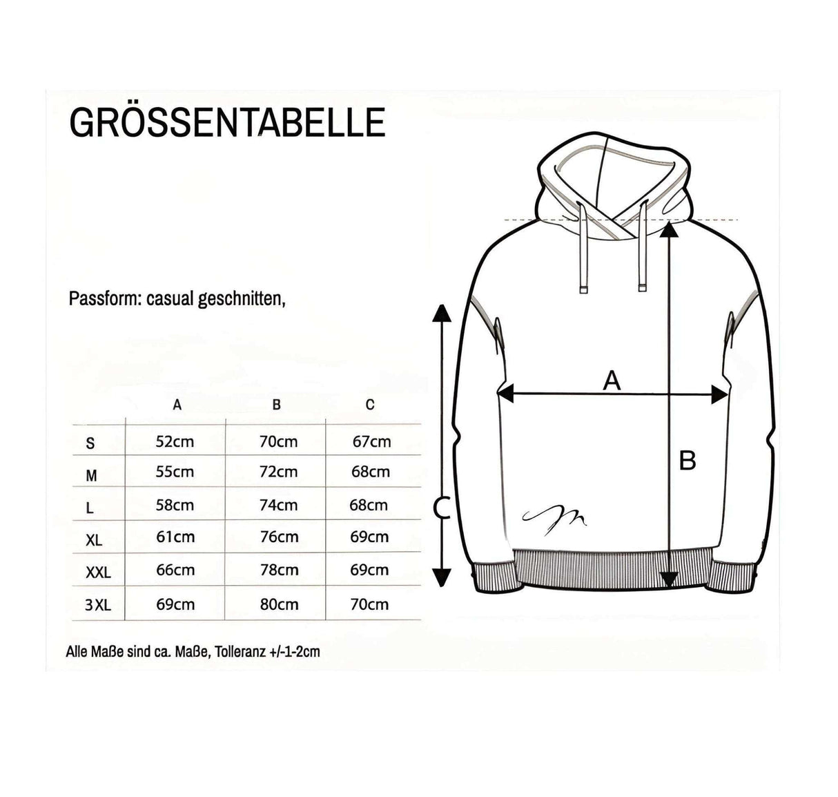Erfolg ist kein Glück Hoodie – vierte Produktansicht