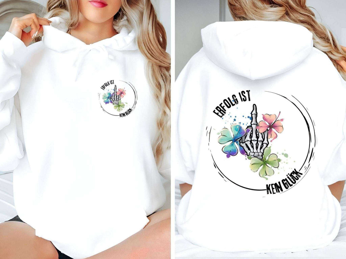 Erfolg ist kein Glück Hoodie – dritte Produktansicht