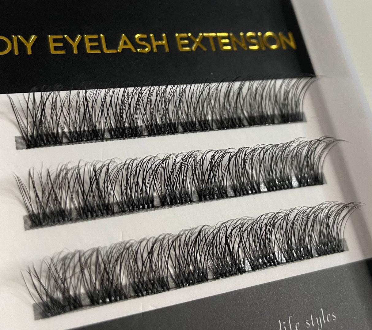 Premium Wimpernband Gold Small Pack