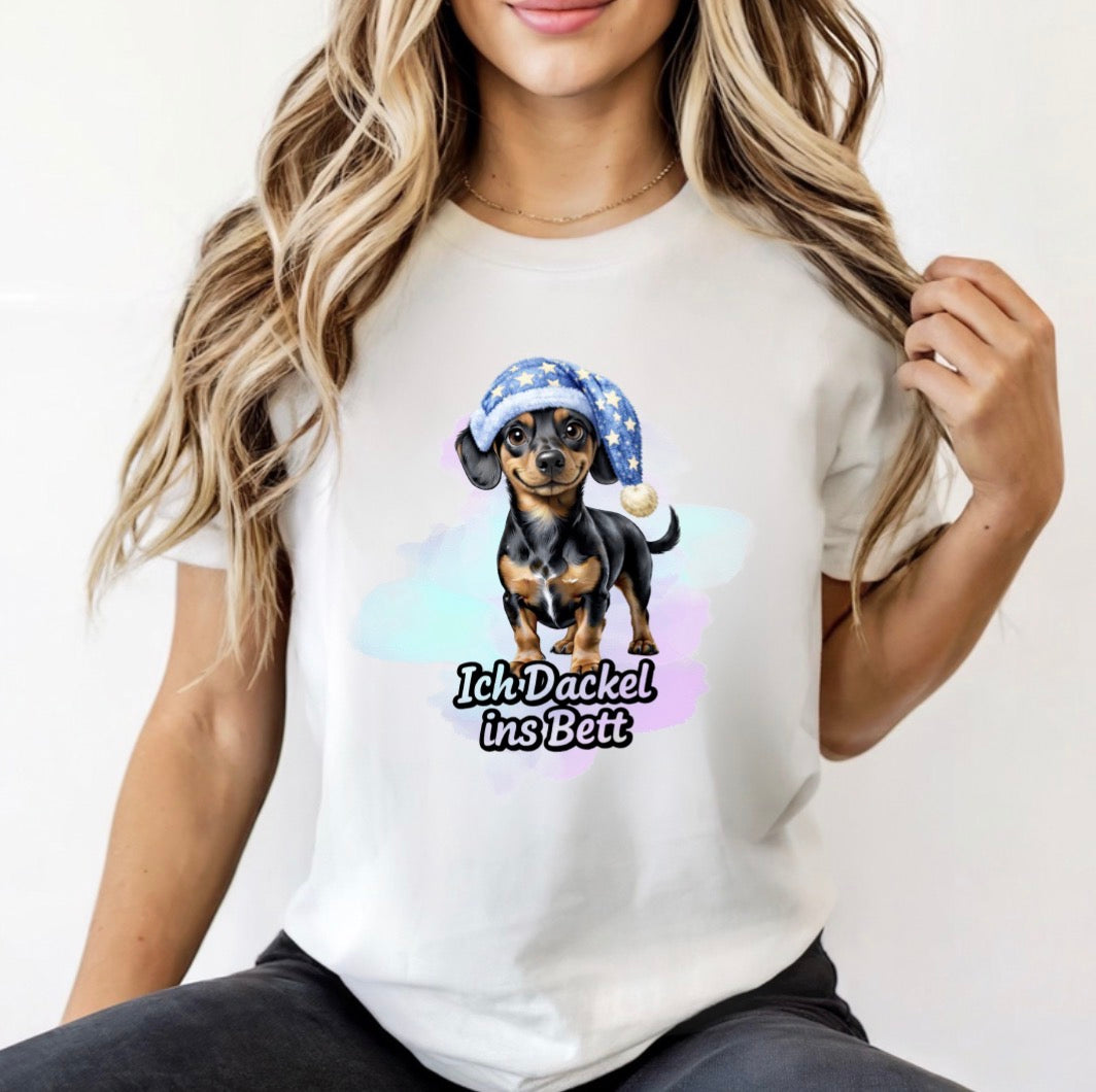 Ich Dackel ins Bett