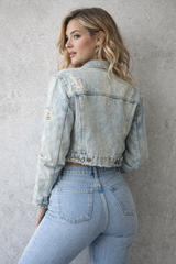 Distressed Denim Jacket