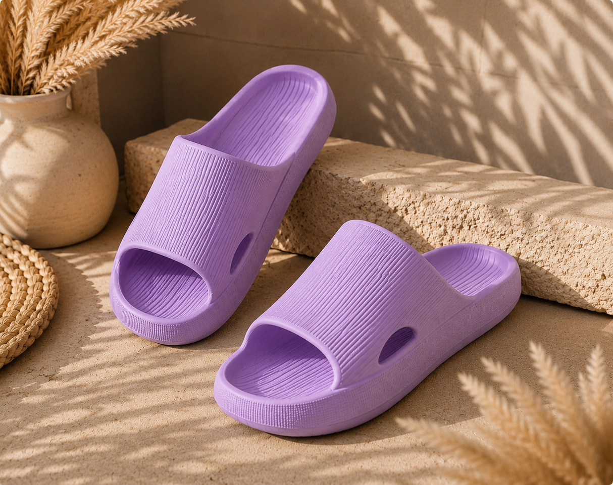 Trendige Komfort-Pantoletten