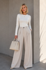 Elegante Wide-Leg Hose mit hoher Taille