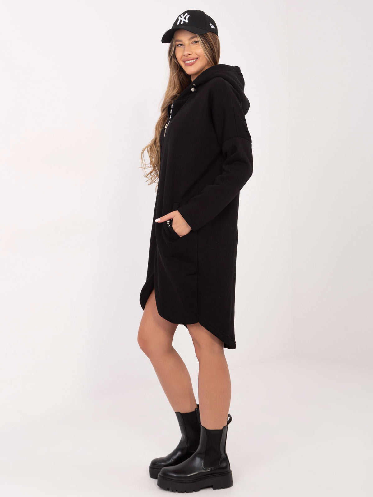 Long Zip Hoodie – Oversize Style