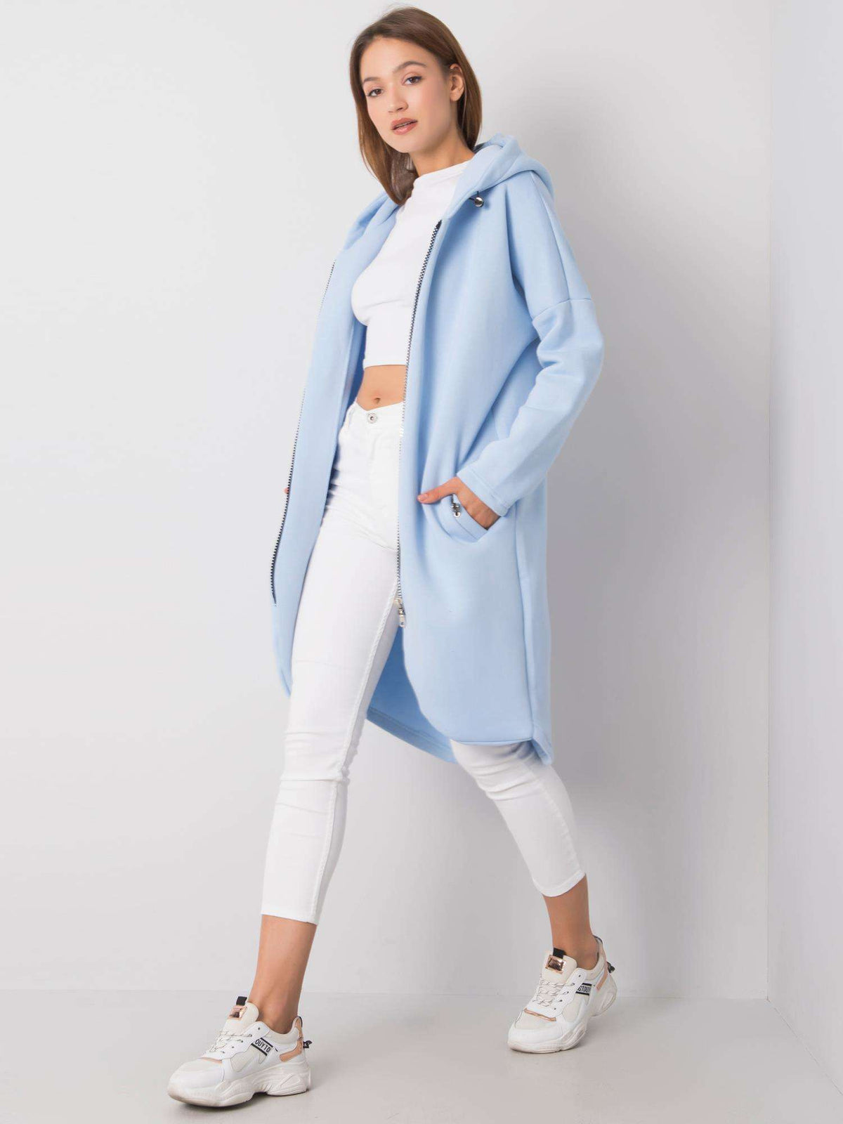 Long Zip Hoodie – Oversize Style
