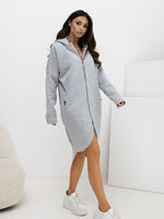 Long Zip Hoodie – Oversize Style