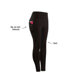 High Waist Legging Seitentaschen - MiaSoul