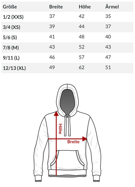 Kids Hoodie viele Farben 10 Farben - MiaSoul