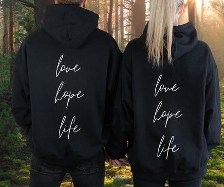 love hope life Hoodie - MiaSoul