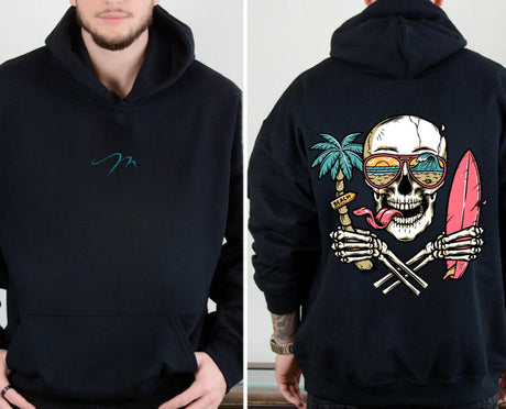 Skull Beach Hoodie - MiaSoul